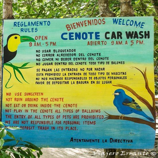 cenote car wash o aktun - ha